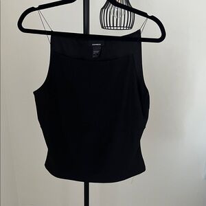 Express Y2K Black Tank Top